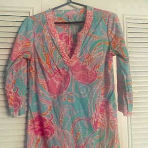 Two Lilly Pulitzer’s barely worn beach coverups one is a size small one medium